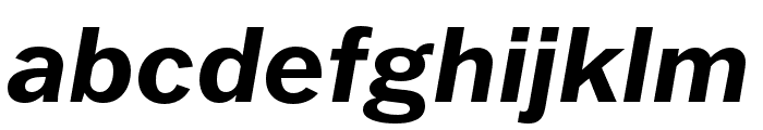 Franklin Gothic ATF Bold Italic Font LOWERCASE