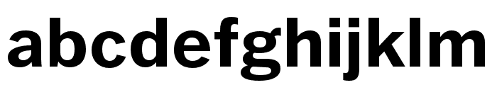 Franklin Gothic ATF Bold Font LOWERCASE