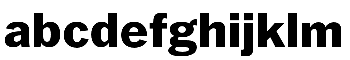 Franklin Gothic ATF Heavy Font LOWERCASE