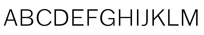 Franklin Gothic ATF Light Font UPPERCASE