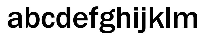 FranklinGothic URW Medium Font LOWERCASE