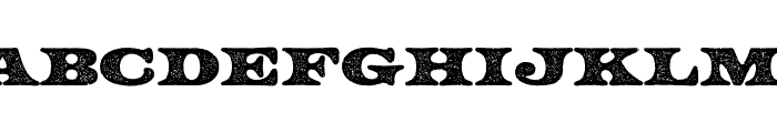 Freehouse Rough Font LOWERCASE