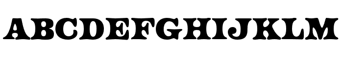 Freehouse Wide Font LOWERCASE
