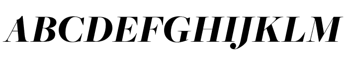 FreightBig Pro Black Italic Font UPPERCASE
