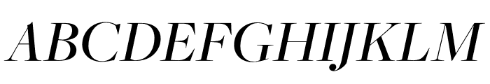 FreightBig Pro Medium Italic Font UPPERCASE
