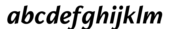 FreightNeo Pro Bold Italic Font LOWERCASE