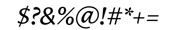 FreightNeo Pro Medium Italic Font OTHER CHARS