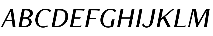 FreightNeo Pro Medium Italic Font UPPERCASE
