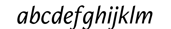 FreightNeo Pro Medium Italic Font LOWERCASE