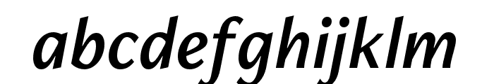 FreightNeo Pro Semi Italic Font LOWERCASE