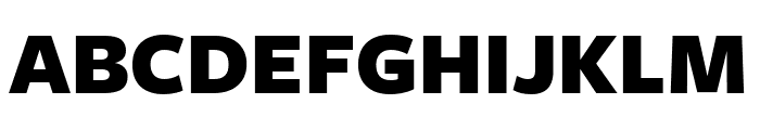 FreightSans Pro Black Font UPPERCASE