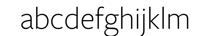 FreightSansHPro XLight Font LOWERCASE