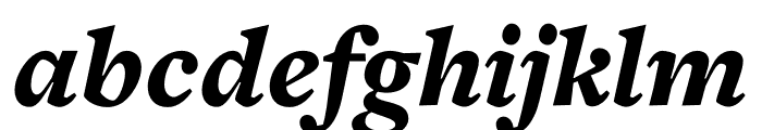 FreightText Pro Black Italic Font LOWERCASE