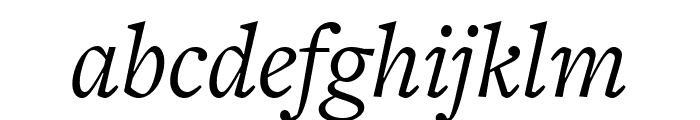 FreightText Pro Book Italic Font LOWERCASE