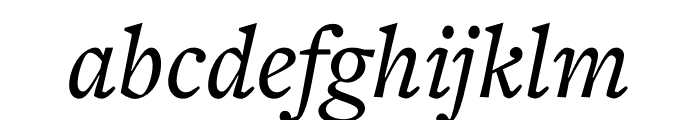FreightText Pro Medium Italic Font LOWERCASE
