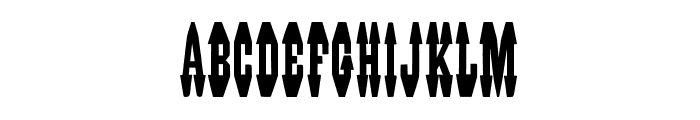 French Octagon Regular Font UPPERCASE