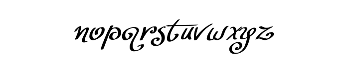 FrenchRoast Regular Font LOWERCASE