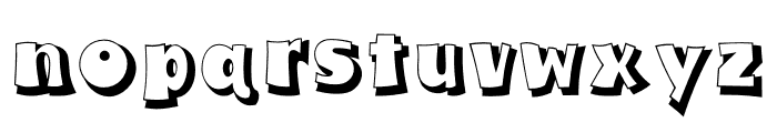 Fumo Dropshadow MN Regular Font LOWERCASE