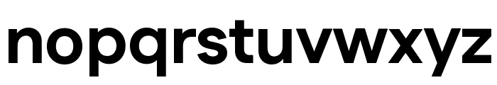 Fustat Extra Bold Font LOWERCASE