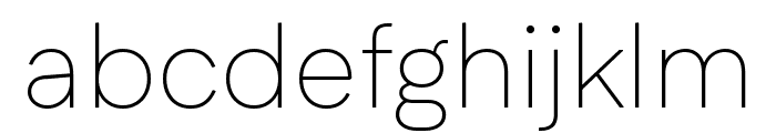 Fustat Extra Light Font LOWERCASE