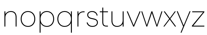 Fustat Extra Light Font LOWERCASE