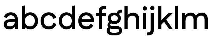 Fustat Semibold Font LOWERCASE