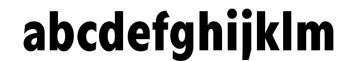 Gamay Narrow SemiBold Font LOWERCASE