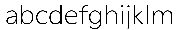 Gamay Thin Font LOWERCASE