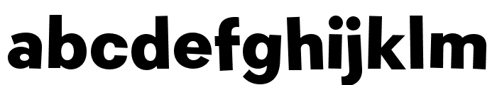 Gambado Sans Regular Font LOWERCASE