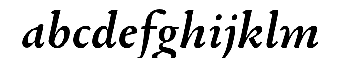 Garalda DemiBold Italic Font LOWERCASE