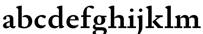 Garalda Demibold Font LOWERCASE