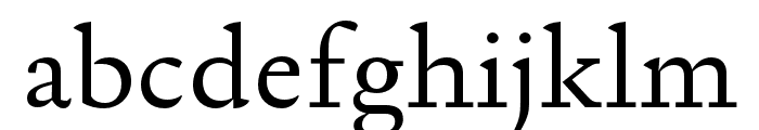 Garalda Regular Font LOWERCASE