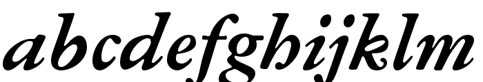 Garamond ATF Micro Bold Italic Font LOWERCASE