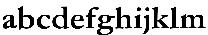 Garamond ATF Micro Bold Font LOWERCASE