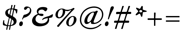 Garamond ATF Micro Medium Italic Font OTHER CHARS