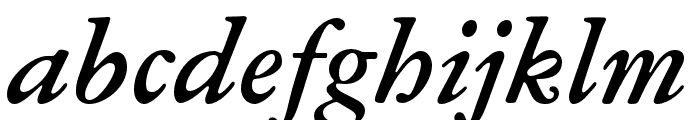 Garamond ATF Micro Medium Italic Font LOWERCASE