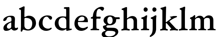 Garamond ATF Micro Medium Font LOWERCASE