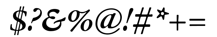 Garamond ATF Subhead Bold Italic Font OTHER CHARS