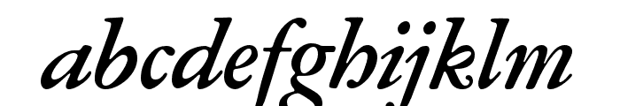 Garamond ATF Subhead Bold Italic Font LOWERCASE