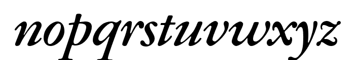 Garamond ATF Subhead Bold Italic Font LOWERCASE