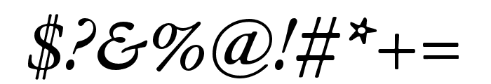 Garamond ATF Subhead Medium Italic Font OTHER CHARS