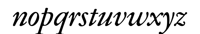 Garamond ATF Subhead Medium Italic Font LOWERCASE