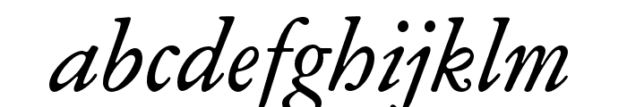 Garamond ATF Text Italic Font LOWERCASE