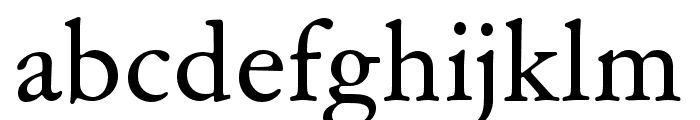 Garamond ATF Text Regular Font LOWERCASE