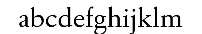 GaramondFBText Regular Font LOWERCASE