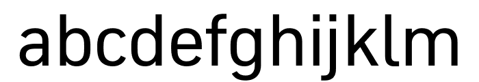 Gate A1 VF Regular Font LOWERCASE