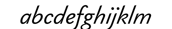 Gaultier Light Italic Font LOWERCASE