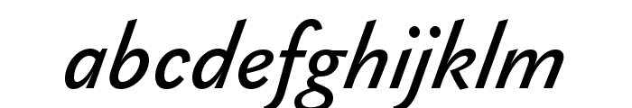 Gaultier Medium Italic Font LOWERCASE