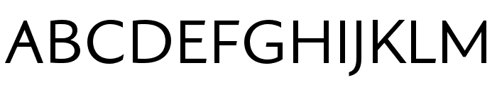 Gaultier Regular Font UPPERCASE