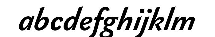 Gaultier SemiBold Italic Font LOWERCASE